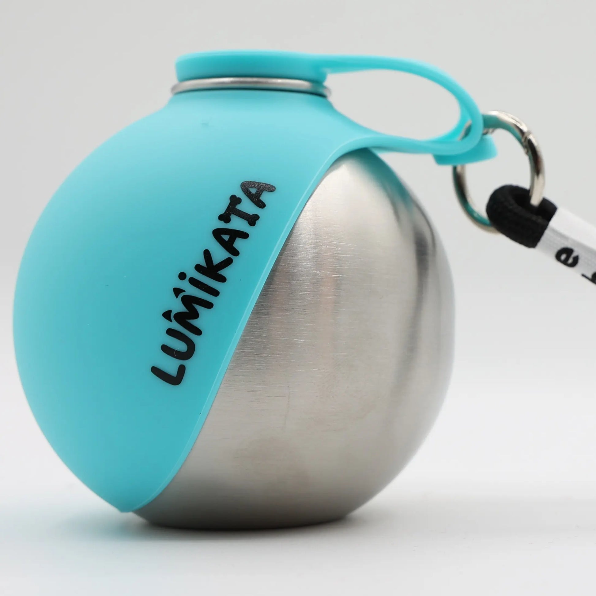 Lumikata 2-in-1 Portable Dog Water Tumbler with Silicone Bowl - 10oz Stainless Steel Leak-Proof Water Bottle for On-the-Go Hydration