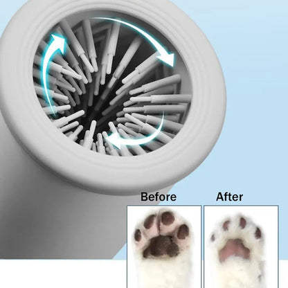 Revolutionary Portable Dog Paw Washer - Effortless Cleaning for Small to Medium Dogs and Cats, USB Rechargeable & Automatic!